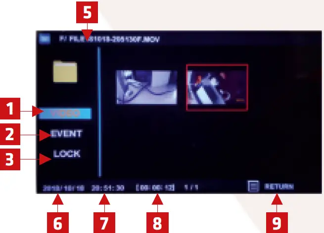 Xblitz PARK VIEW ULTRA Full Rear View Mirror Dashcam with Backup Camera 05