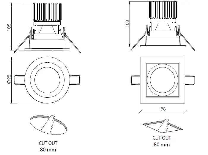 VIZULO-Nest-Basic-Tiltable-LED-Downlight-FIG-1