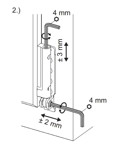 WINKHAUS BA 660 ActivPilot Concept Instruction Manual Adjustment options