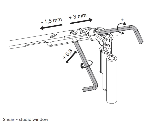 WINKHAUS BA 660 ActivPilot Concept Instruction Manual Adjustment options