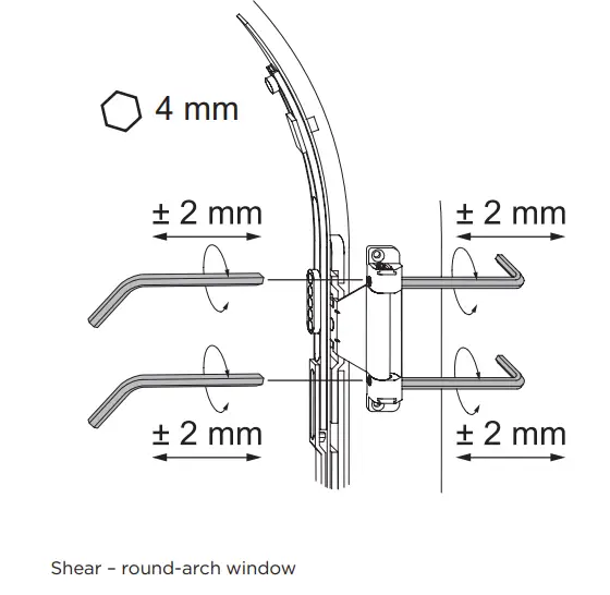 WINKHAUS BA 660 ActivPilot Concept Instruction Manual Adjustment options WINKHAUS BA 660 ActivPilot Concept Instruction Manual Adjustment options