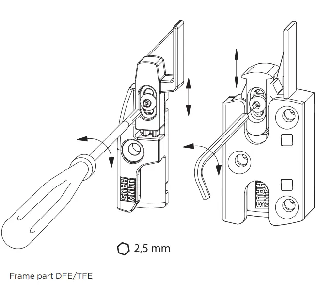 WINKHAUS BA 660 ActivPilot Concept Instruction Manual Adjustment and maintenance