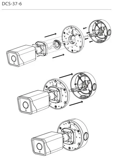 D-Link DCS-4712E Outdoor Bullet Camera - Installation 8 (DCS-37-6)