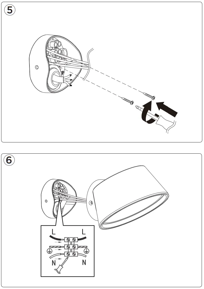 LUTEC 5288601118 Dakota LED Wall Lamp - 3