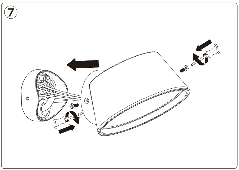LUTEC 5288601118 Dakota LED Wall Lamp - 4