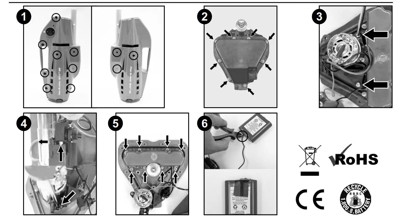 POOL BLASTER Max Li HD Lightweight Battery Operated Pool Vacuum - fig10