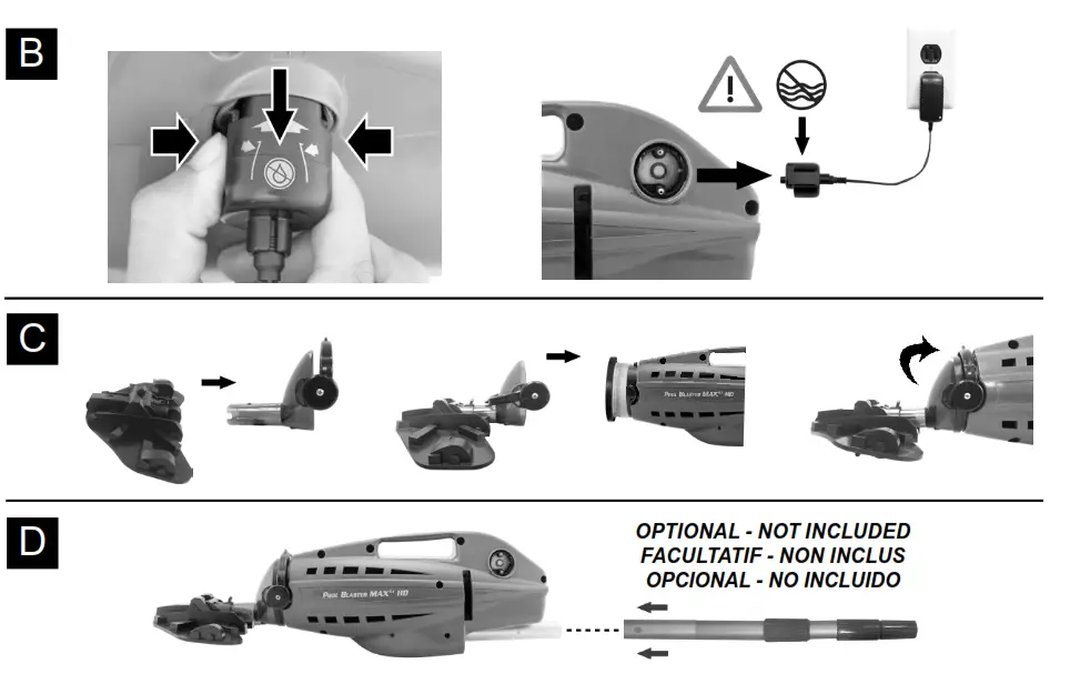 POOL BLASTER Max Li HD Lightweight Battery Operated Pool Vacuum - fig5