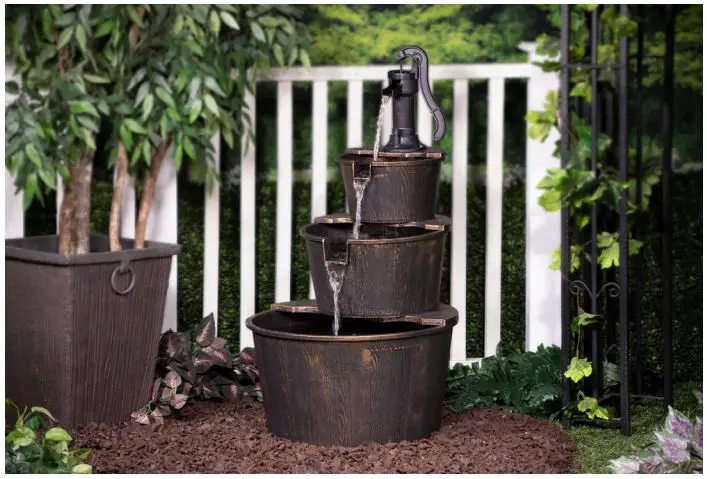 Alpine TEC234BR Three Tier Barrel Pump Fountain Brown Owner's Manual - Congratulations, your fountain is now complete