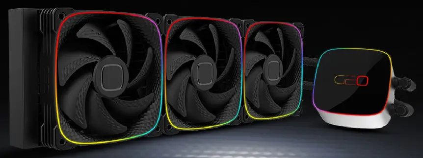 GEOMETRIC FUTURE Eskimo Junior 24 All In One Liquid CPU Cooler - Cover