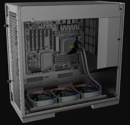 GEOMETRIC FUTURE Eskimo Junior 24 All In One Liquid CPU Cooler - HOW TO ASSEMBLE 5