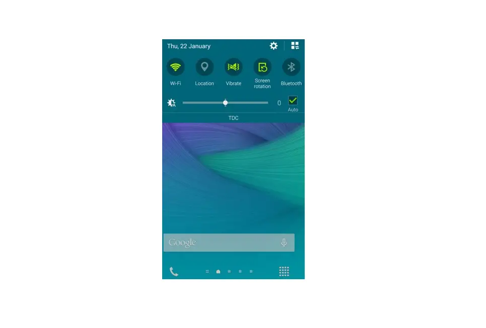 Turn Bluetooth On / Off Samsung Galaxy Note Edge