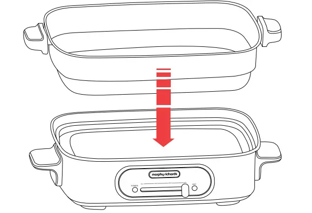 morphy richards MRMP5SG Multifunction Cooking Pot with Hot Pot and Takoyaki Pan - Figure 2