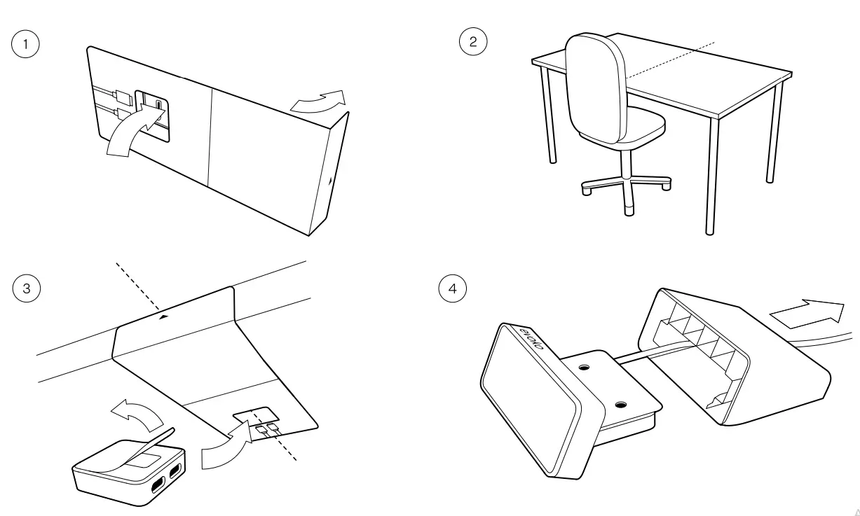 evoko EDM1001 01 Kleeo Desk Manager-
