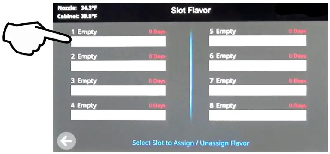 CONFIGURE SLOT FLAVORS