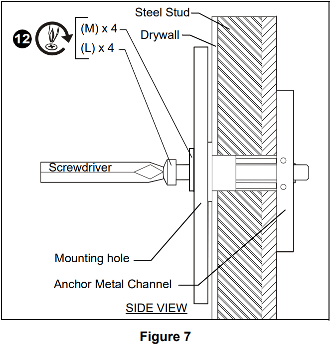 CHIEF RMF3 Mounts Flat Wall Mounts - fig 12