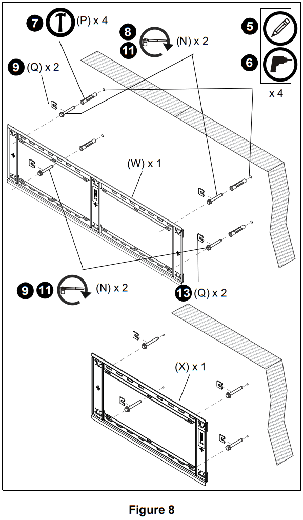 CHIEF RMF3 Mounts Flat Wall Mounts - fig 13