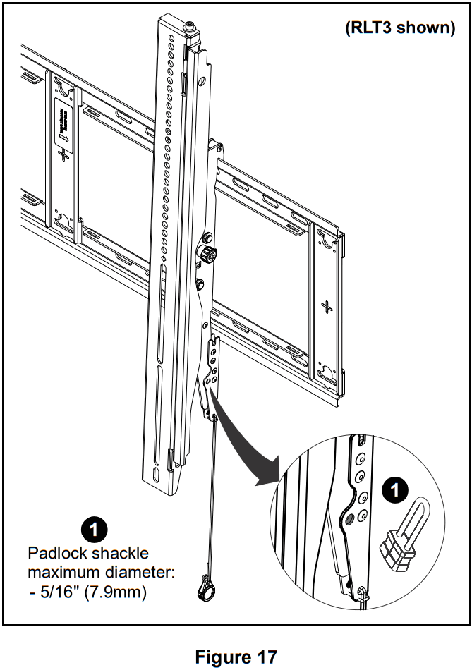 CHIEF RMF3 Mounts Flat Wall Mounts - fig 22