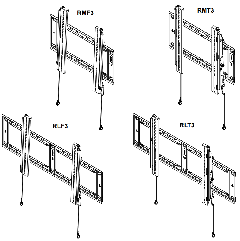 CHIEF RMF3 Mounts Flat Wall Mounts