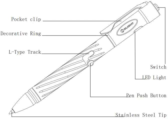 OLIGHT OPEN 2 Lumens USB Rechargeable LED Pen Light-FIG4
