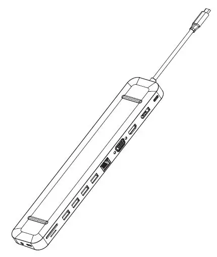 Selore S-global Se2502 Usb-c Multi-functional Docking User Guide