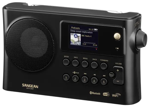 SANGEAN WFR-28BT Internet Desk Radio -