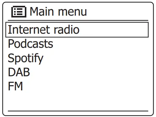 SANGEAN WFR-28BT Internet Desk Radio - Tuning knob1