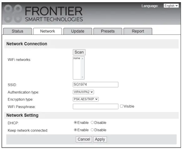 SANGEAN WFR-28BT Internet Desk Radio - internet browser