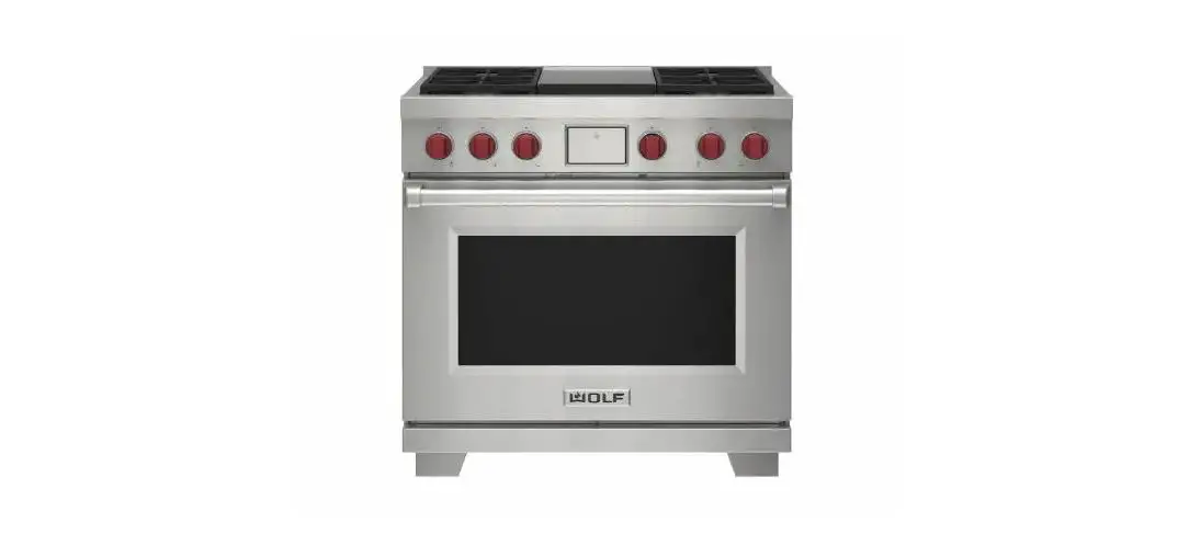 Wolf Icbdf36450g-s-p Dual Fuel Range Cooker User Manual