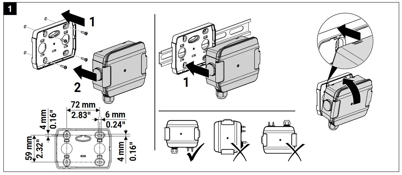 BELIMO 22ADP Differential Air Pressure Sensor - Figure 1