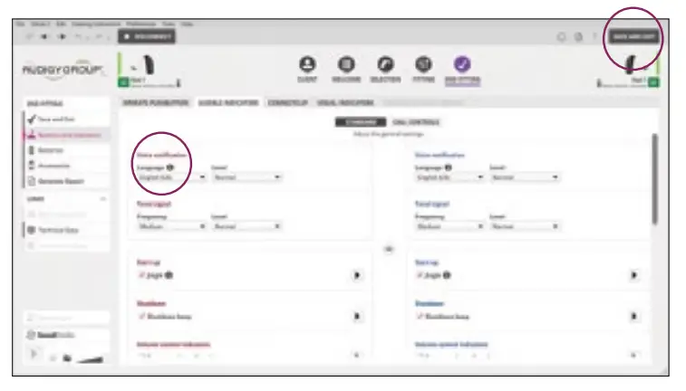 oticon AudigyFit 2 AGXO E Series Hearing Aid Fitting Software-Battery Level