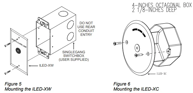 SIEMENS ILED-XW Intelligent Remote Lamps with Dual Isolators - octagonal