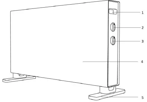 Izzy IZ-9030 Convector Heater-FIG2