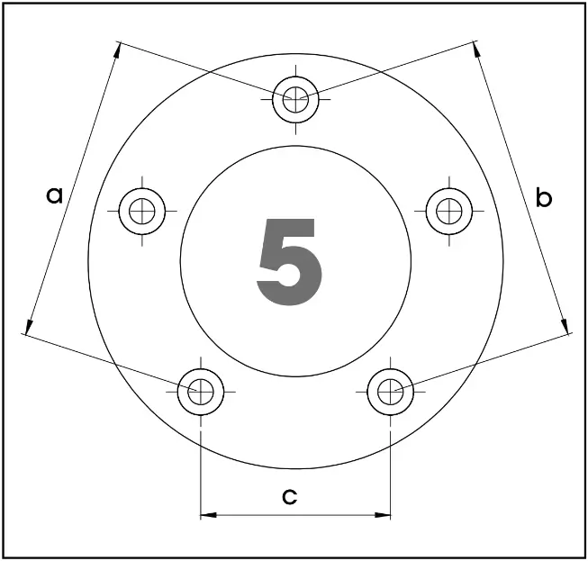 HEPCO BECKER 506002 5 Tank Bag Ring Magnetic - DIMENSIONS