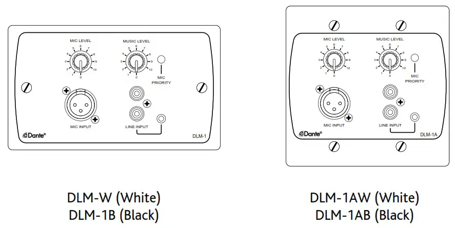 Cloud DLM 1 Series Remote Dante Mic Line Input Modules - Cover