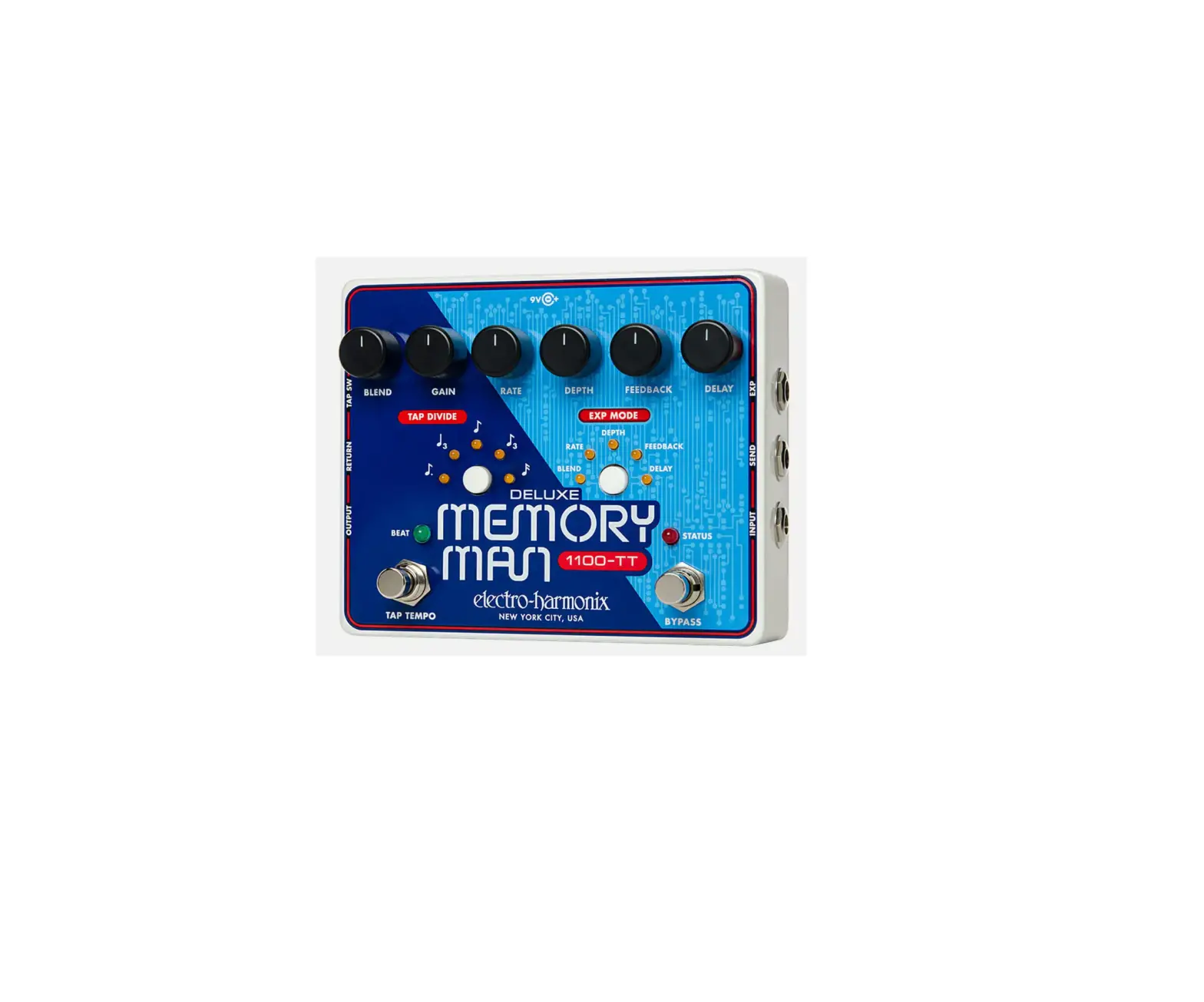 Electro-harmonix Deluxe Memory Man 1100-tt Analog Delay With Tap Tempo User Manual