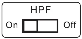 PreSonus Eris Sub8 Compact 8-inch Studio Subwoofer - AC Select Switch 1