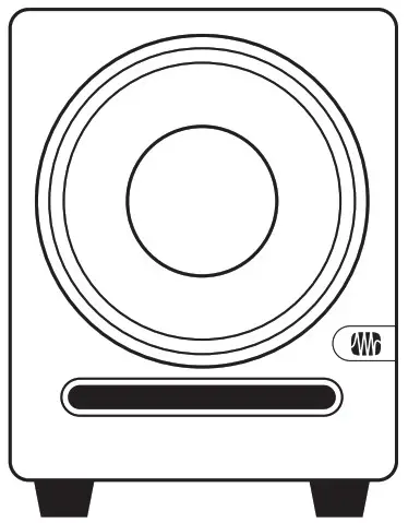 PreSonus Eris Sub8 Compact 8-inch Studio Subwoofer - What’s in the Box.