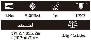 OLIGHT RN 1200 Rechargeable LED Bike Light - icon4