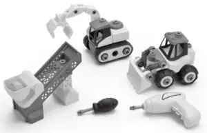 kmart P_42975649 Construction Vehicle Building Set