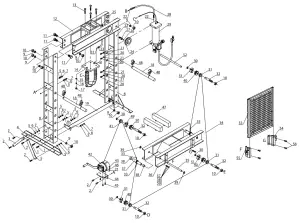 ATD 7457 50 Ton Shop Press with Guard - FIGURE 2