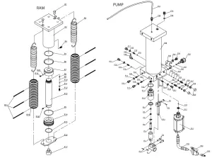 ATD 7457 50 Ton Shop Press with Guard - FIGURE 3
