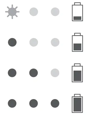 Lenovo PS-1551B Smart Wireless Earbuds - LED status