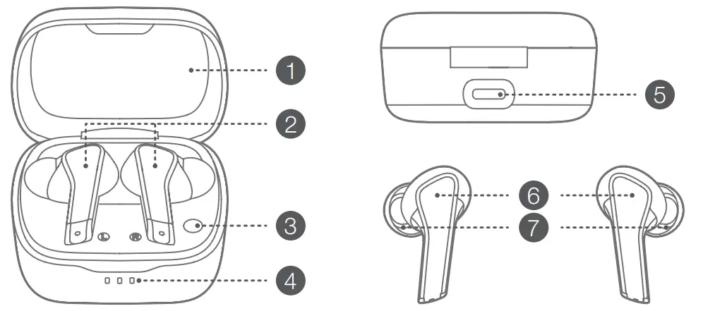 Lenovo PS-1551B Smart Wireless Earbuds - Overview