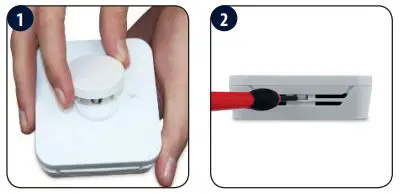 SALUS Wired Electronic Thermostat - Non-programmable HTR230 fig5