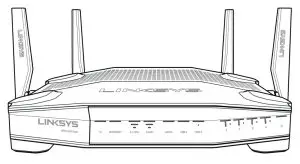 LINKSYS WRT3200ACM Mu-Mimo Gigabit Wi-Fi Router - Front view