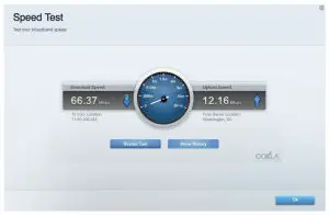 LINKSYS WRT3200ACM Mu-Mimo Gigabit Wi-Fi Router - Speed Test