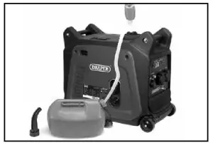 DRAPER 95197 Petrol Inverter Generator Instruction - HANDLING & STORAGE