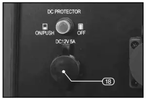 DRAPER 95197 Petrol Inverter Generator Instruction - Monitor the voltage