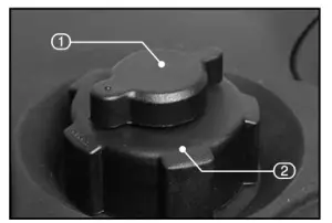 DRAPER 95197 Petrol Inverter Generator Instruction - Oil level Protection