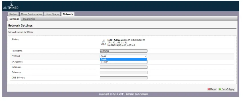 BITMAIN AntMiner S5 Bitcoin Miner - modifying